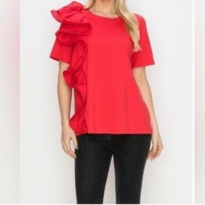 Joh. Apparel Ricole Pointe Knit Top XL worn 1 time